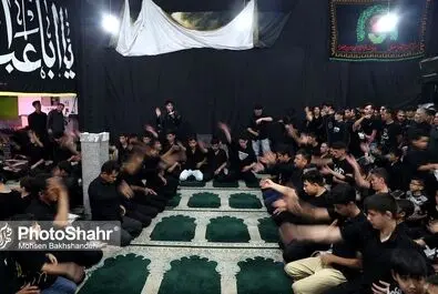 مراسم علم کشی مهاجران افغانستانی در مشهد