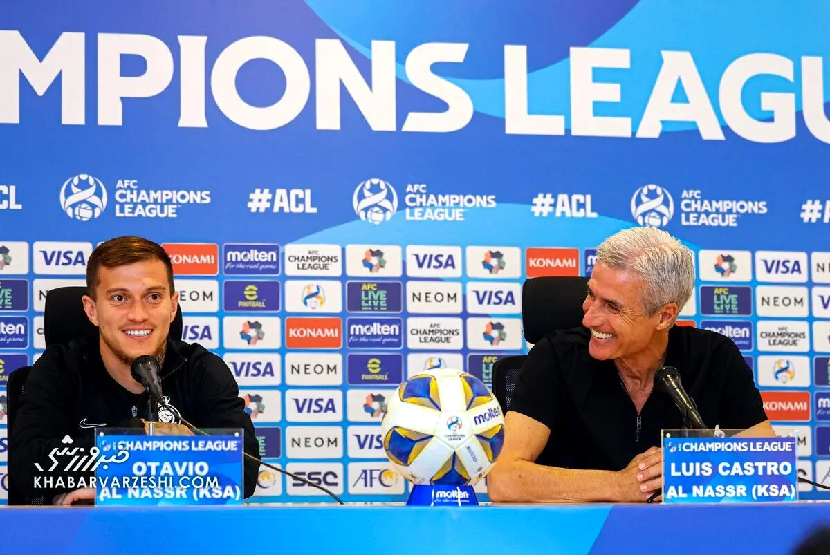 گاف عجیب سرمربی النصر قبل از بازی با پرسپولیس