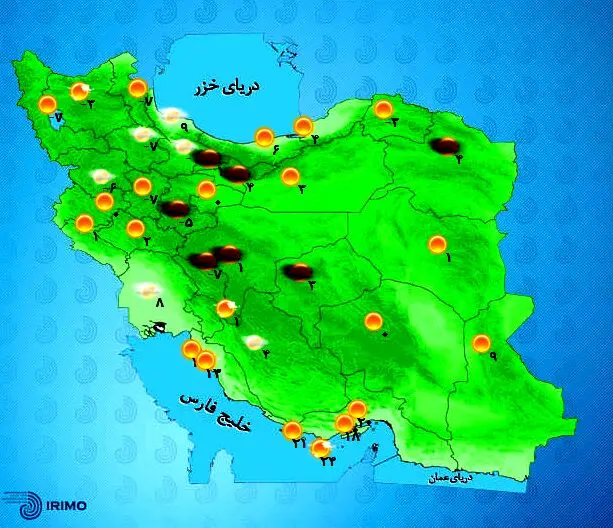 هوا گرم و آلوده می‌شود