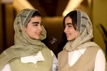 پست جالب بازیگر پایتخت در یک کافه خیابانی