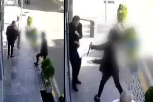  فیلم  زورگیری وحشیانه در پیچ شمیران تهران / بلایی که سر مرد بی نوا آمد 
