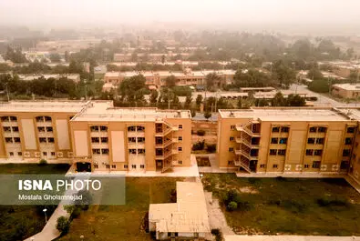 گرد و خاک در اهواز
