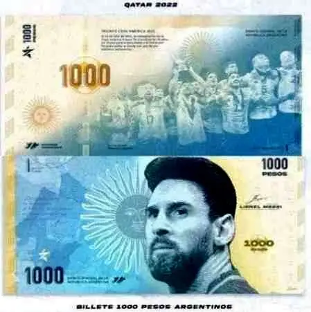 عکس مسی روی اسکناس ها می رود؟