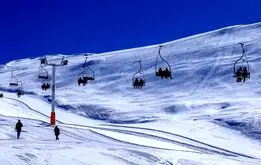 بارش شدید برف در توچال+فیلم
