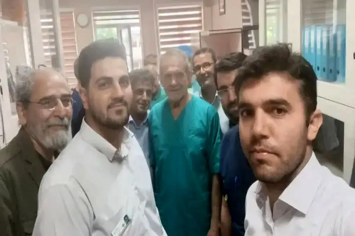 پزشکیان در تبریز به اتاق عمل رفت  + تصاویر