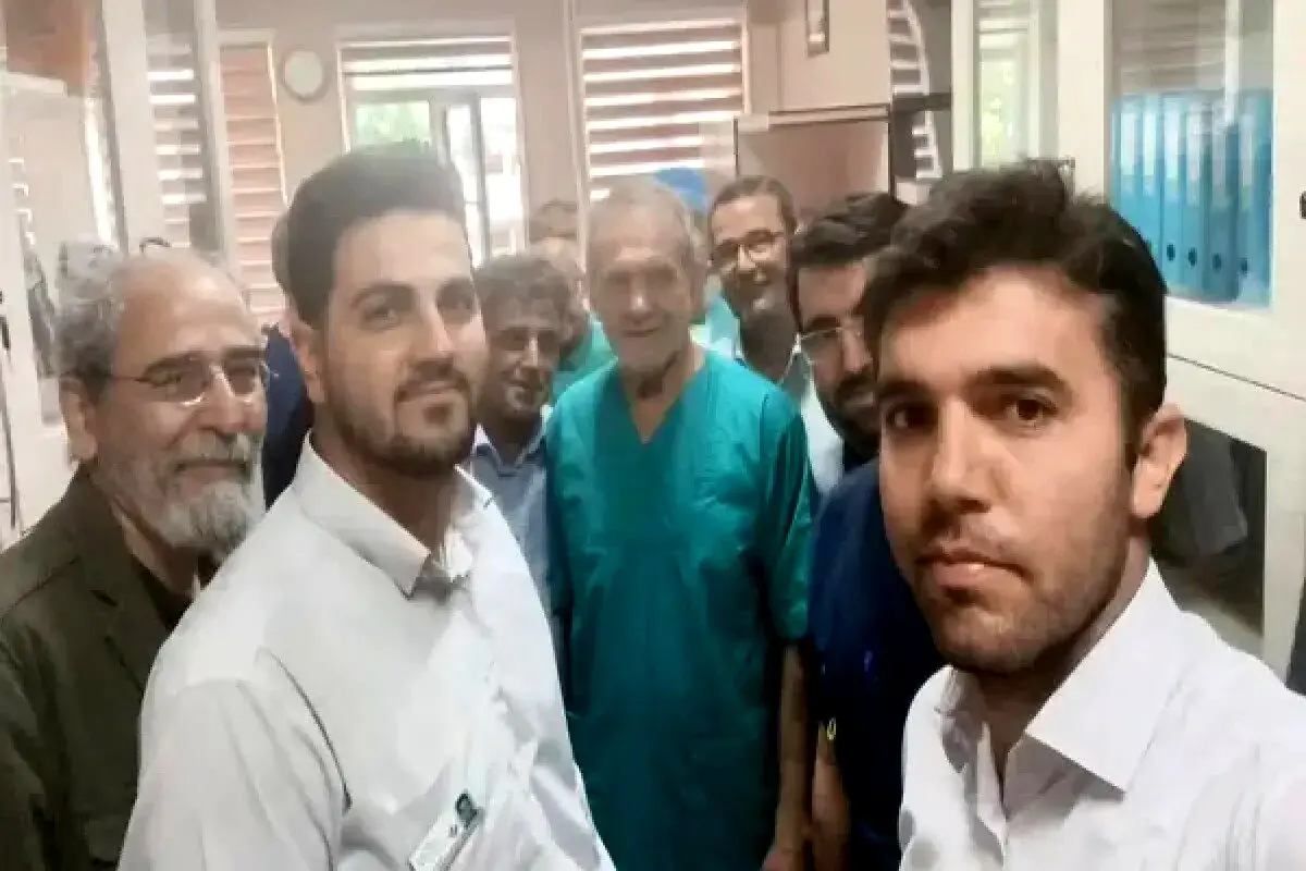 پزشکیان در تبریز به اتاق عمل رفت  + تصاویر