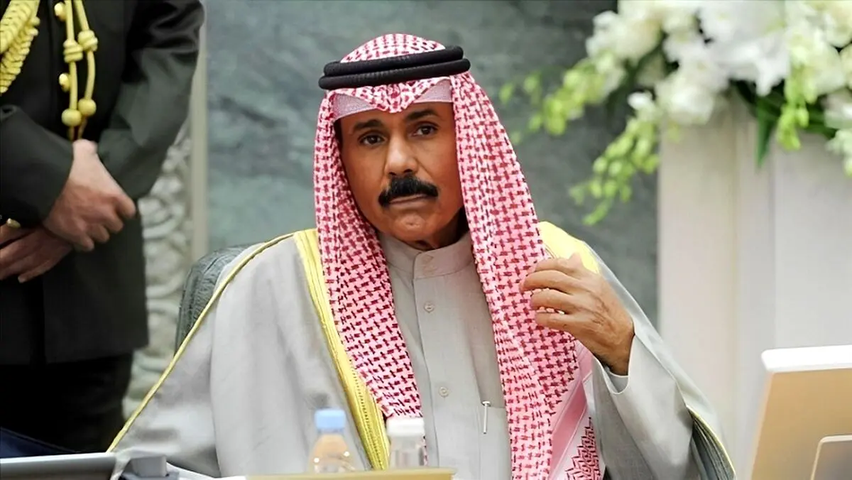 اولین تصاویر از مراسم خاکسپاری امیر کویت| فیلم
