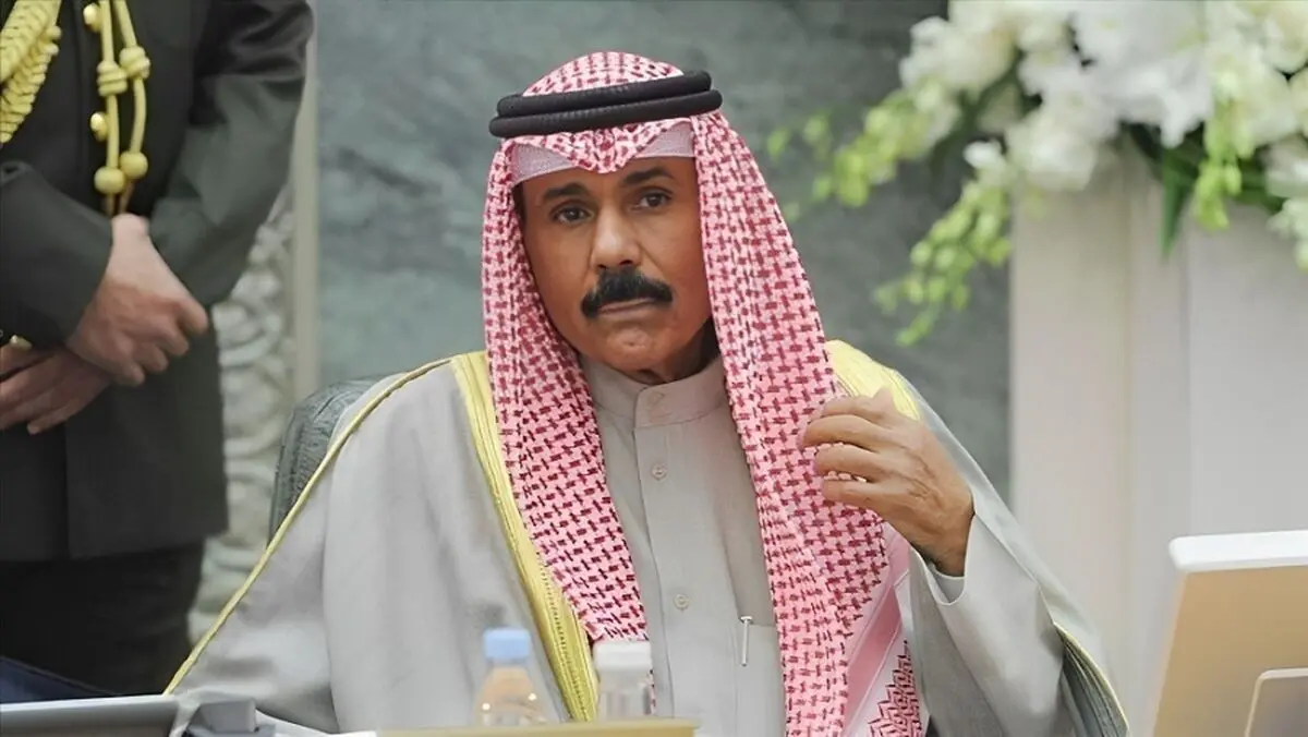 اولین تصاویر از مراسم خاکسپاری امیر کویت| فیلم