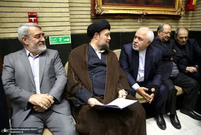 مراسم ترحیم مادر اسحاق جهانگیری