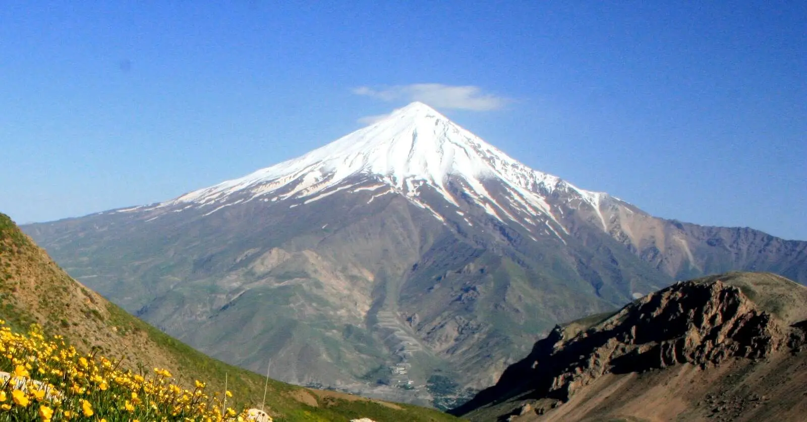 کوه دماوند تغییر چهره داد+عکس