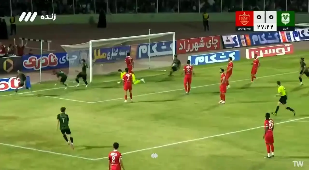 ویدیوی گل خیبر به پرسپولیس