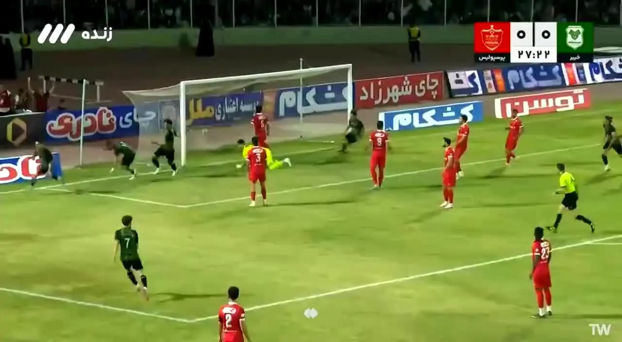 ویدیوی گل خیبر به پرسپولیس
