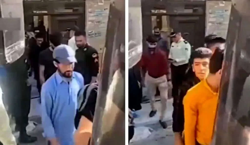 لحظه بازداشت ۷۰ تبعه افغانستانی از یک خانه نقلی در هاشم‌آباد +ویدئو


