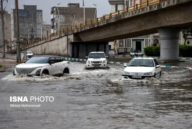 بارش باران اهواز