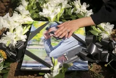 تشییع پیکر  دو برادر جان باخته  بهبهانی