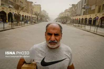 گرد و خاک در اهواز