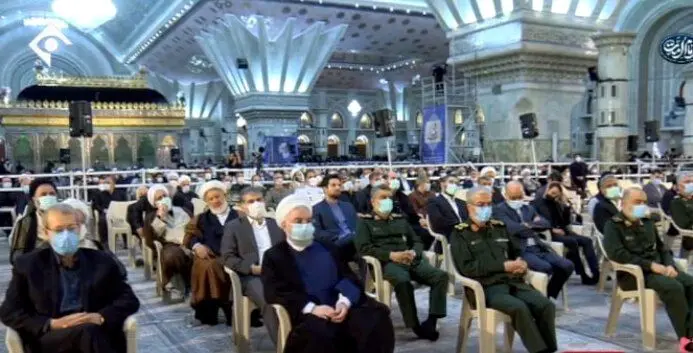  سه چهره سیاسی خاص در حرم امام / عکس