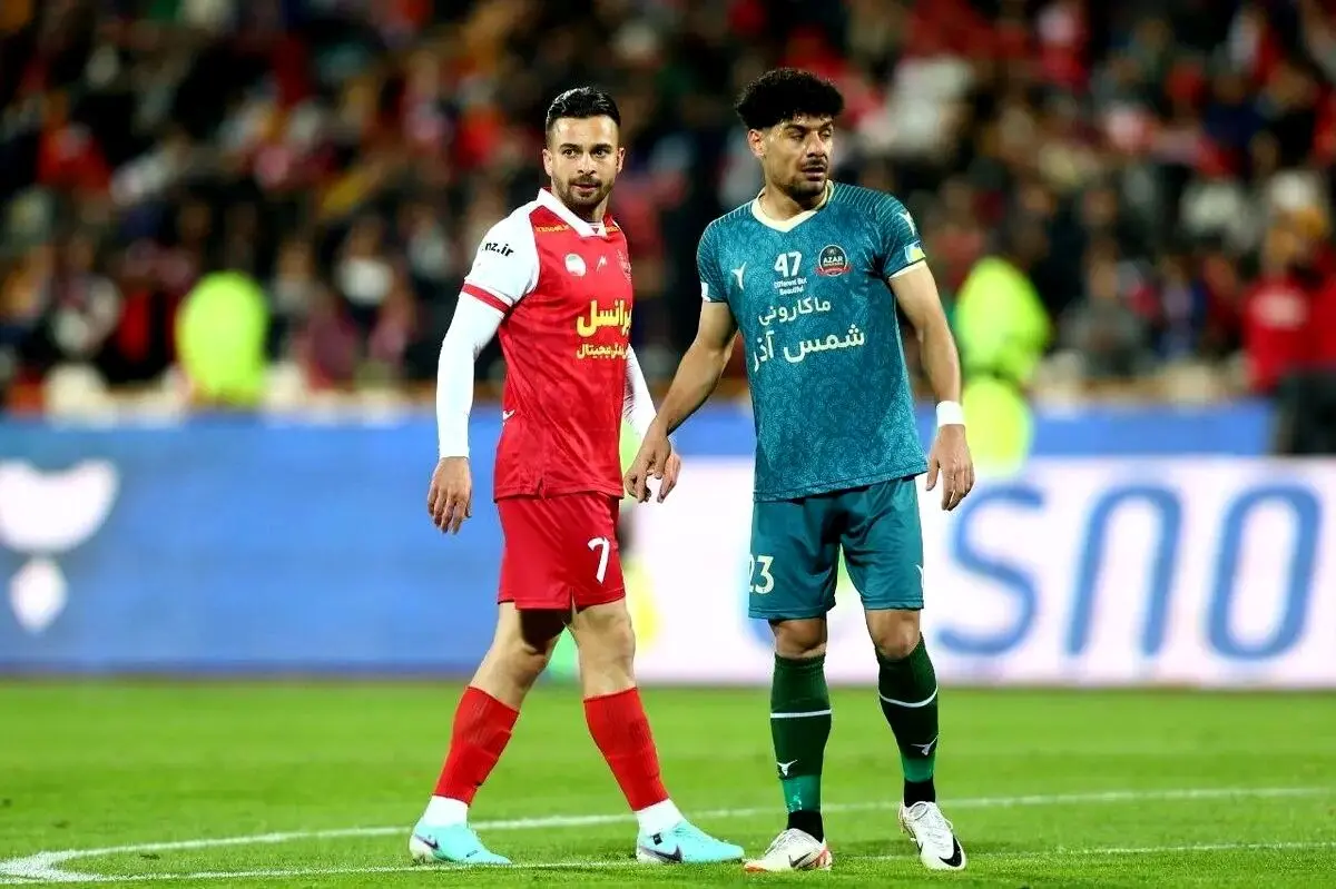 پوستر پرسپولیس برای بازی با شمس آذر؛ نبرد شیر و اژدها+عکس