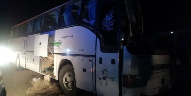 واژگونی مرگبار اتوبوس در جاده بروجرد