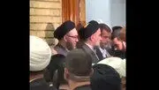 تصاویری از حضور دو فرزند آیت‌الله سیستانی /ویدئو

