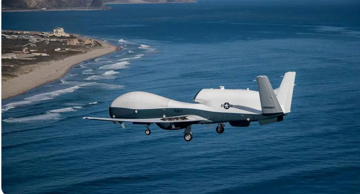 هم‌اکنون پهباد امریکایی در خلیج فارس در حال رصد ایران

