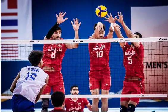 صعود تیم والیبال ایران به جمع ۴ تیم برتر جهان