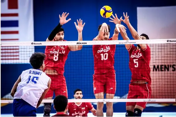 صعود تیم والیبال ایران به جمع ۴ تیم برتر جهان