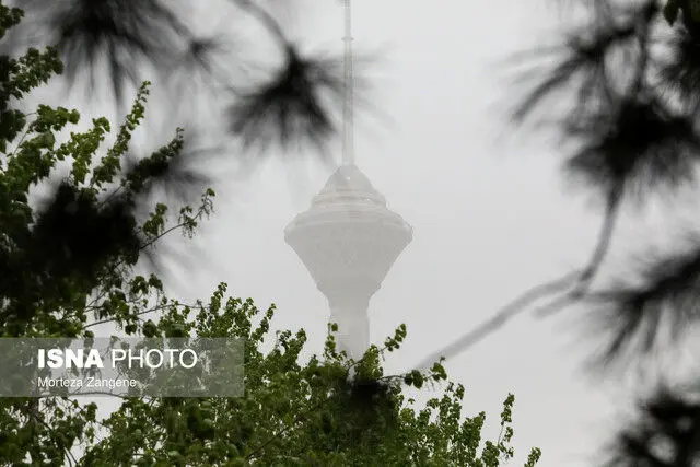  زمان وزش مجدد باد و خیزش گرد و خاک در تهران