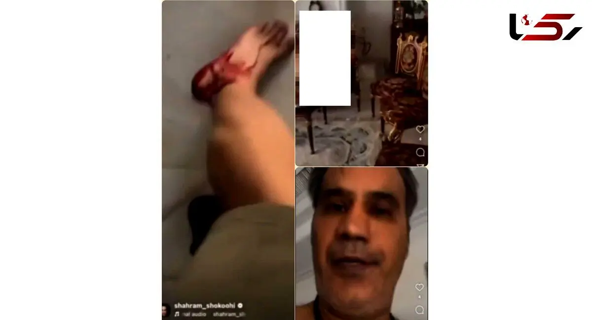 لحظات درگیری خونین خواننده سرشناس با همسرش

