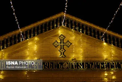 حال و هوای محله جلفا در شب‌های کریسمس