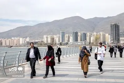 دریاچه چیتگر در ایام نوروز