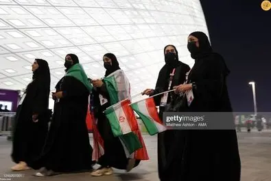تماشاگران بازی ایران و آمریکا