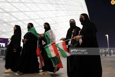 تماشاگران بازی ایران و آمریکا