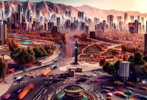 تهران 1000 سال دیگر از نگاه هوش مصنوعی + تصاویر عجیب