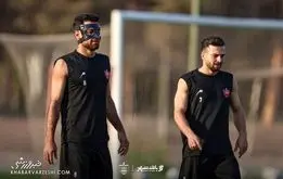 ماسک خبرساز ستاره پرسپولیس در بازی با سپاهان