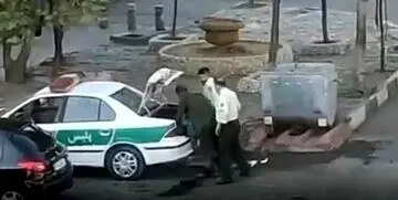 واکنش پلیس تهران به انتشار ویدئو رفتار خشن مأموران با یک شهروند