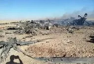 تصاویر انهدام هواگردهای آمریکایی در عملیات نجات خلبان
