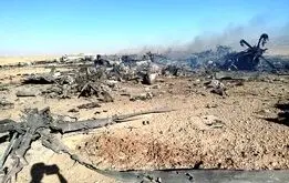 تصاویر انهدام هواگردهای آمریکایی در عملیات نجات خلبان
