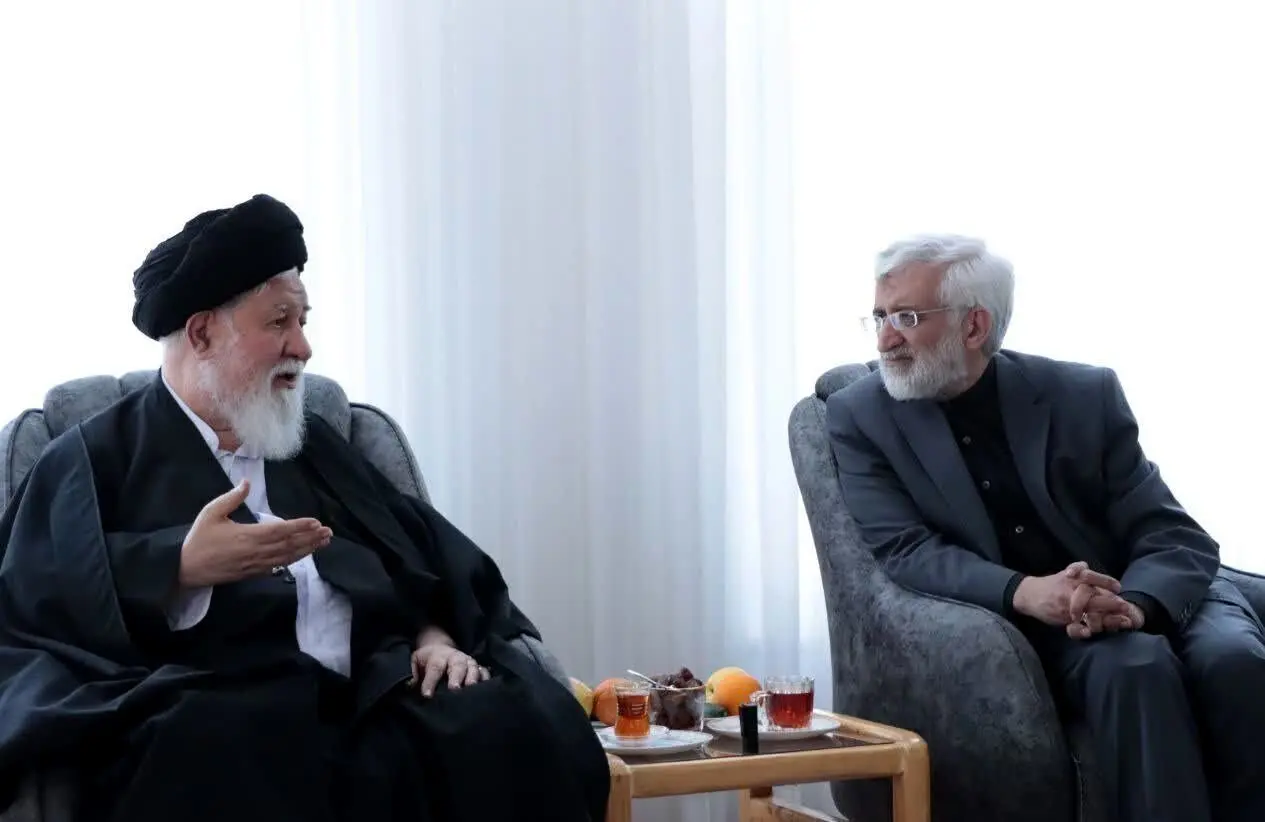 سعید جلیلی در منزل ابراهیم رئیسی؛ دیدار با علم الهدی +عکس 