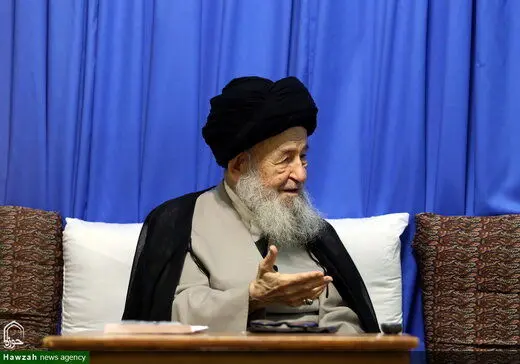 عیادت رئیس دفتر رهبر انقلاب از آیت‌الله علوی‌گرگانی