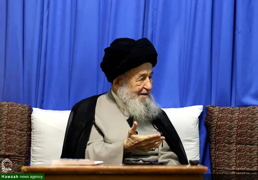 عیادت رئیس دفتر رهبر انقلاب از آیت‌الله علوی‌گرگانی