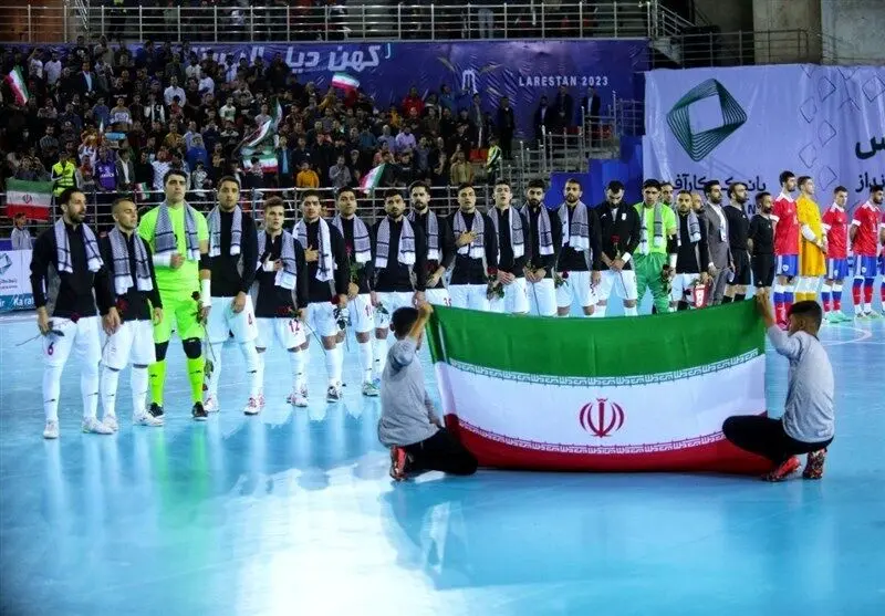 درگیری شدید بین بازیکنان فوتسال ایران و مراکش/ ببینید

