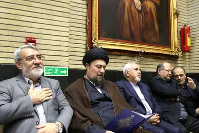 مراسم ترحیم مادر اسحاق جهانگیری