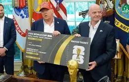 جایزه صلح فیفا به ترامپ می‌رسد