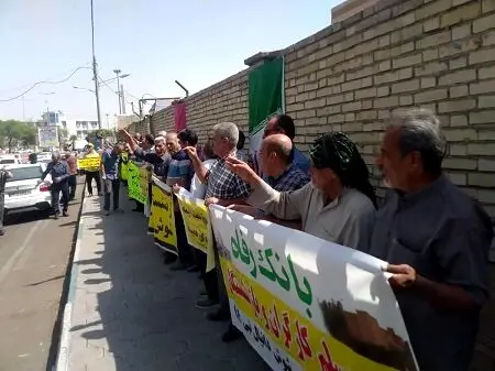 تجمع جدید بازنشستگان تامین اجتماعی+غکس