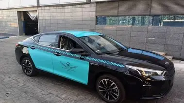 اولین تاکسی برقی تهران پلاک‌گذاری شد