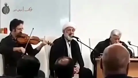 آواز خوانی یک روحانی با ویولن جنجال برانگیز شد + فیلم