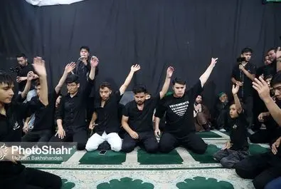 مراسم علم کشی مهاجران افغانستانی در مشهد