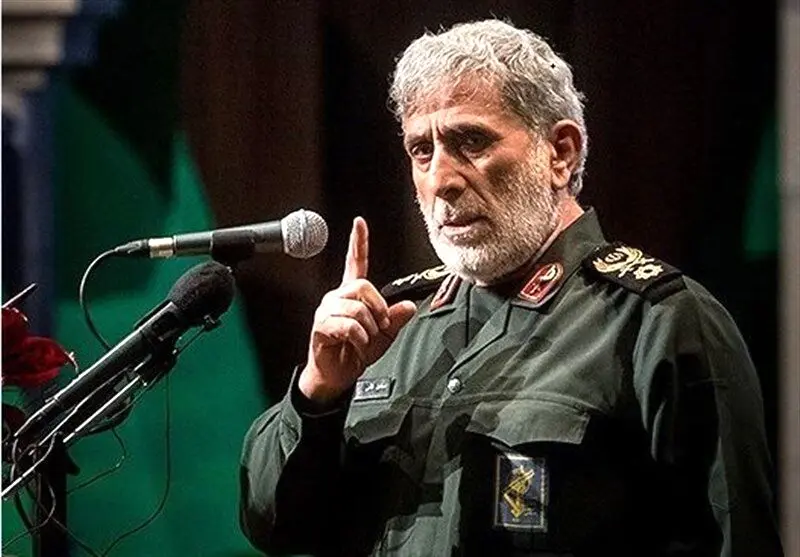 سردار قاآنی: برای اضمحلال کامل اسرائیل کنار جبهه مقاومت هستیم