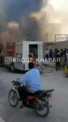 منزل حسین عبدالباقی در آتش خشم مردم آبادان سوخت+فیلم

